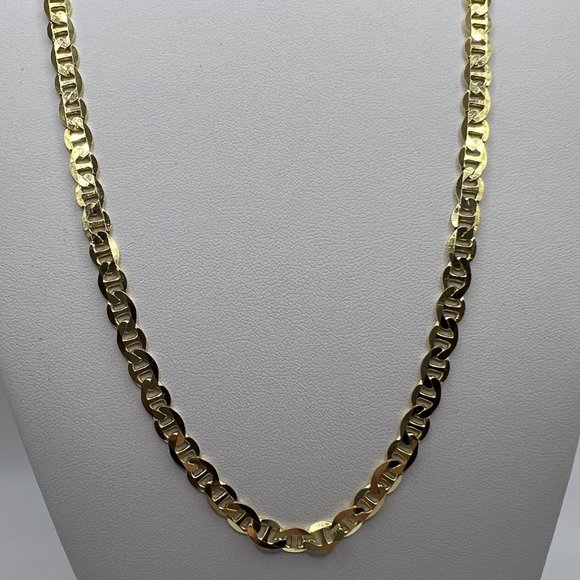 Mens Thick Gucci Mariner Chain - 24" HEAVY - 925 Italy - Silver/Gold Avail! - Picture 4 of 7